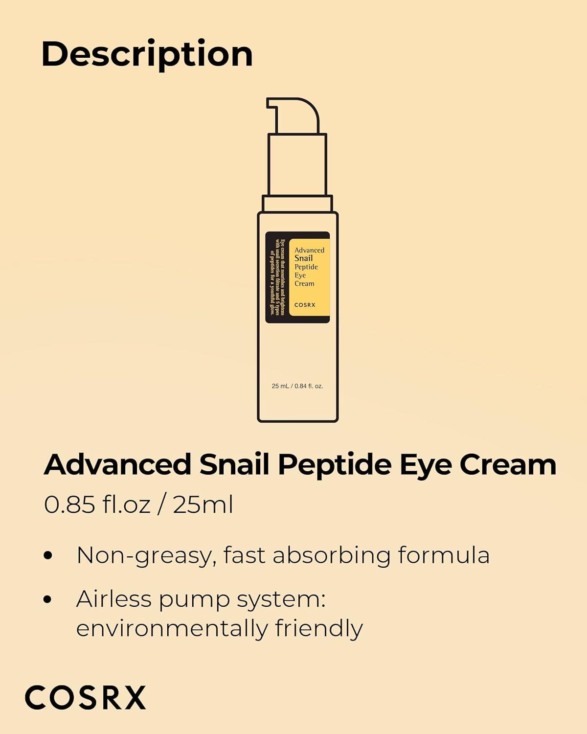 Advanced Snail Peptide Eye Cream 25ml