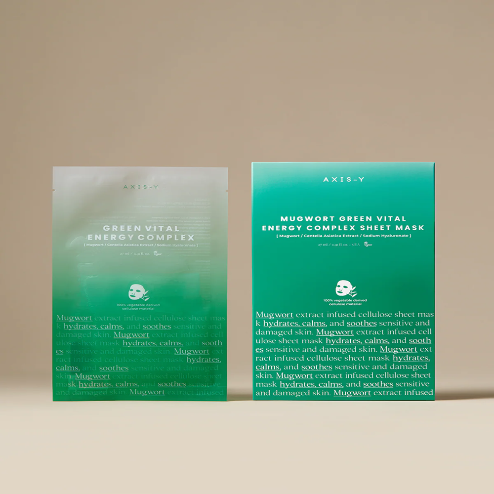Mugwort Green Vital Energy Complex Sheet Mask 27ml