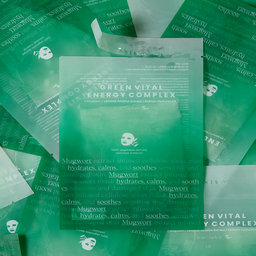 Mugwort Green Vital Energy Complex Sheet Mask 27ml