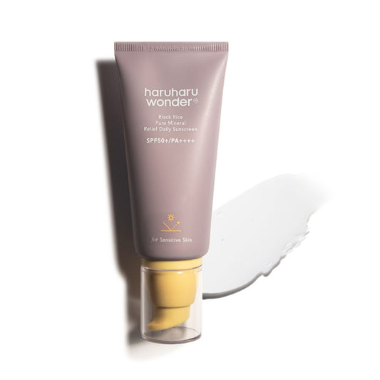 Black Rice Pure Mineral Relief Daily Sunscreen Unscented SPF50+ 50ml