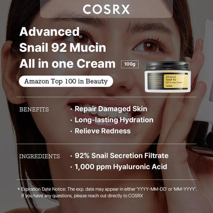 Advanced Snail 92 All In One Cream 100ml