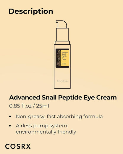 Advanced Snail Peptide Eye Cream 25ml