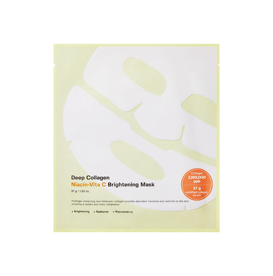 Deep Collagen Niacin Vita C Brightening Mask 4pc