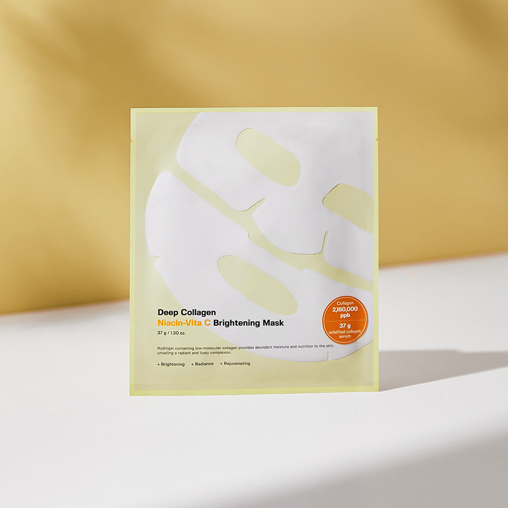 Deep Collagen Niacin Vita C Brightening Mask 4pc