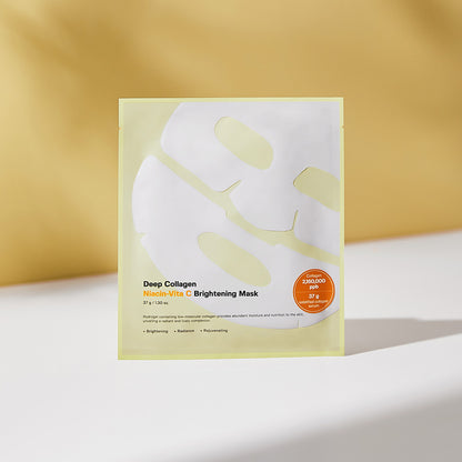 Deep Collagen Niacin Vita C Brightening Mask 4pc