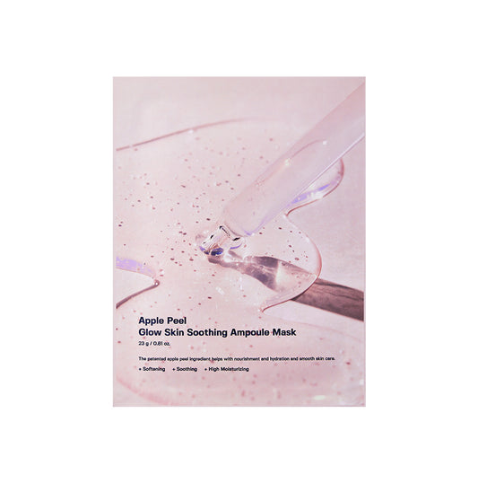 Apple Peel Glow Skin Soothing Ampoule Mask 10pc