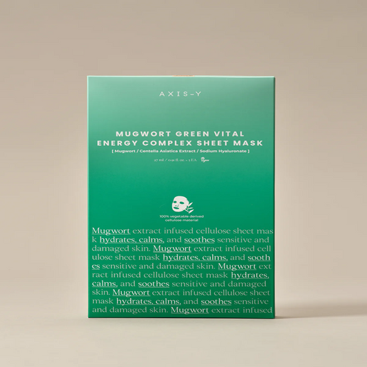 Mugwort Green Vital Energy Complex Sheet Mask 27ml